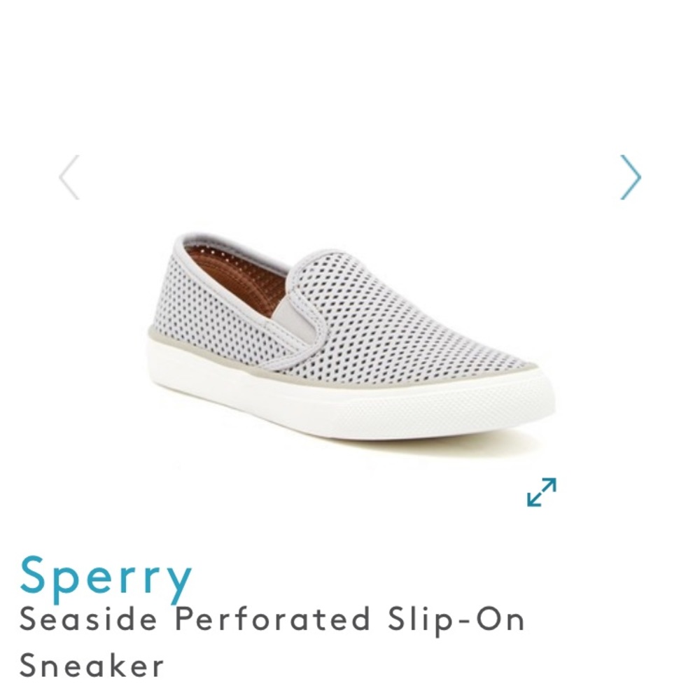 Sperry Seaside Perforated Slip on Sneaker-6.5